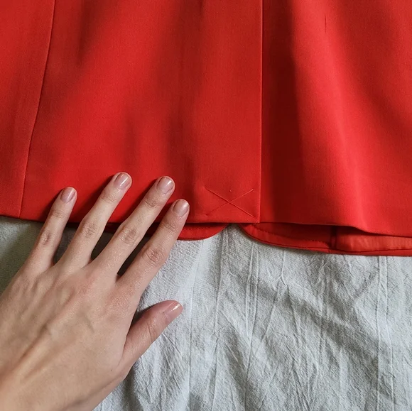 NWOT Tommy Hilfiger Red Blazer - Picture 8 of 10